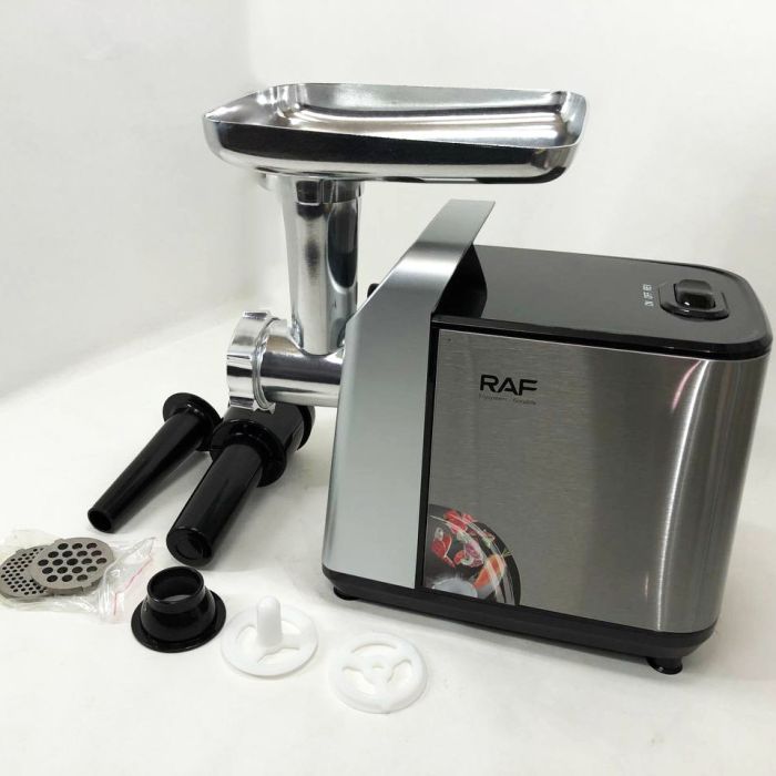 Электрическая мясорубка RAF R.3396 с функцией реверс 2500W, электромясорубка для дома