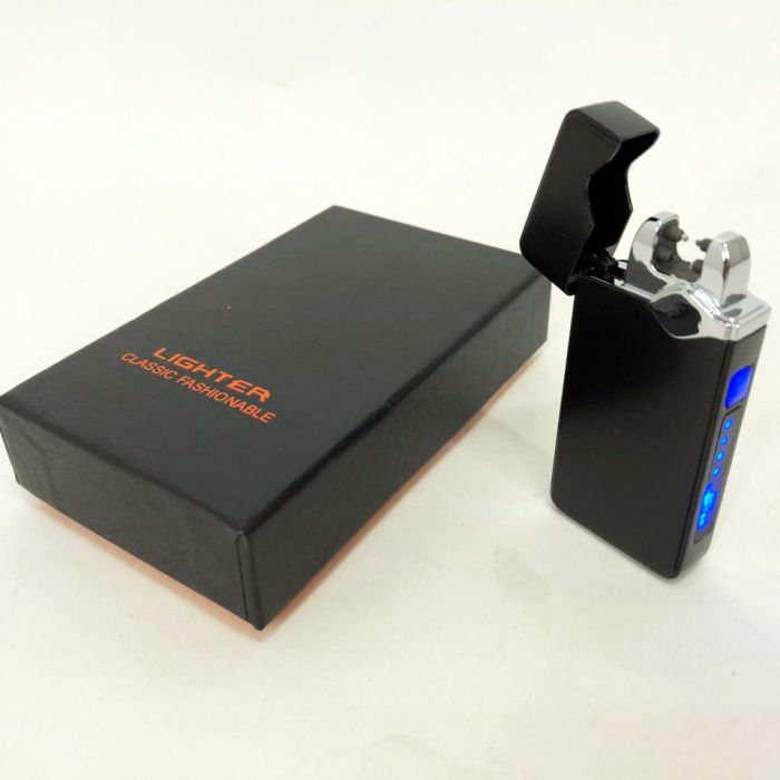 Электроимпульсная зажигалка USB 315, аккумуляторная зажигалка подарочная, Ветрозащитная зажигалка