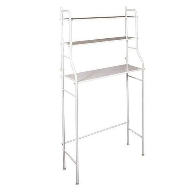 Полка стеллаж в ванную комнату над унитазом Toilet Rack этажерка в ванную стеллаж в туалет