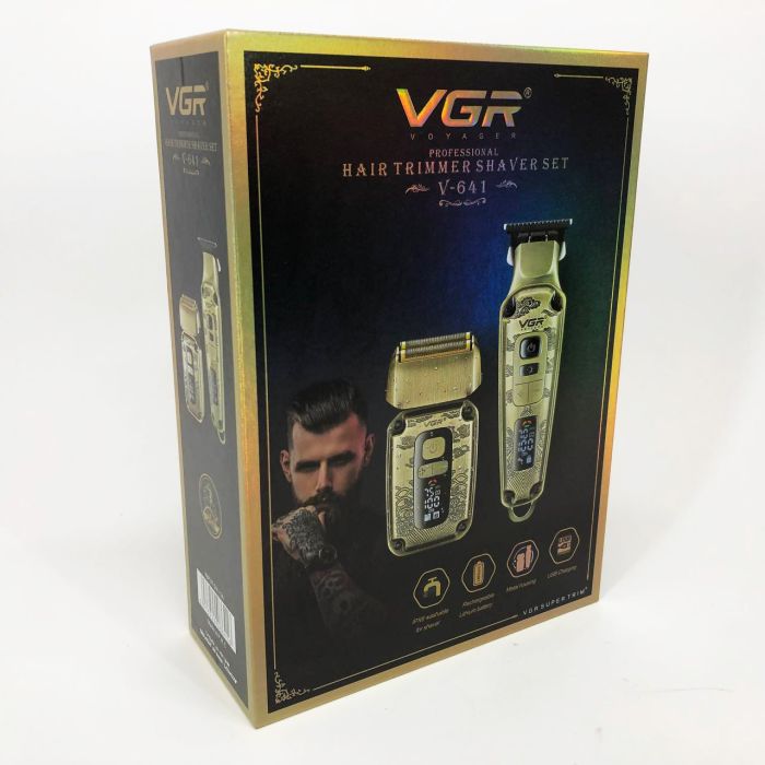 Машинка для стрижки и бритья VGR V-641, Беспроводная электробритва, Машинка для стрижки головы