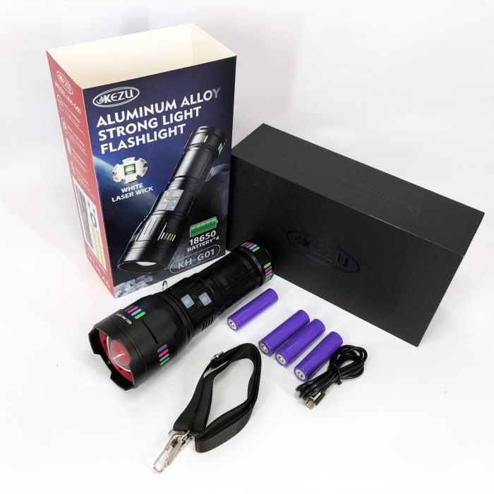 Фонарь NIGHT VISION FLUORESCENCE G01-PM50-TG, Мощный карманный фонарик, Сильный фонарик