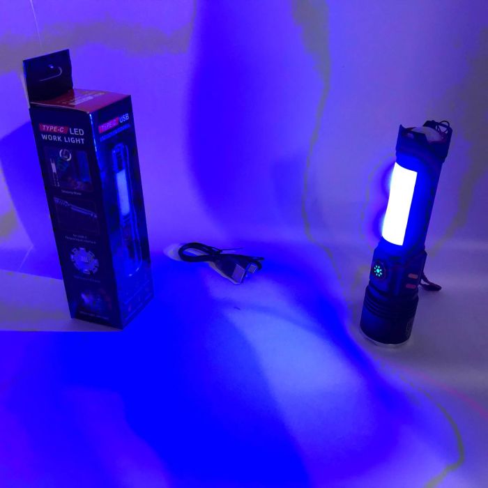 Тактический фонарь Police PLD-2307, Фонарь ручной мощный, Тактичный фонарь, Карманный фонарь с usb