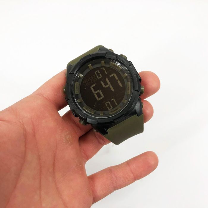 Часы наручные мужские SKMEI 1845AG ARMY GREEN, армейские водостойкие тактические часы. Цвет: зеленый
