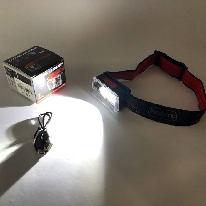 Фонарь налобный M-006-XPG+8SMD+4SMD(white+red+green+blue+UV), Фонарь аккумуляторный для рыбалки