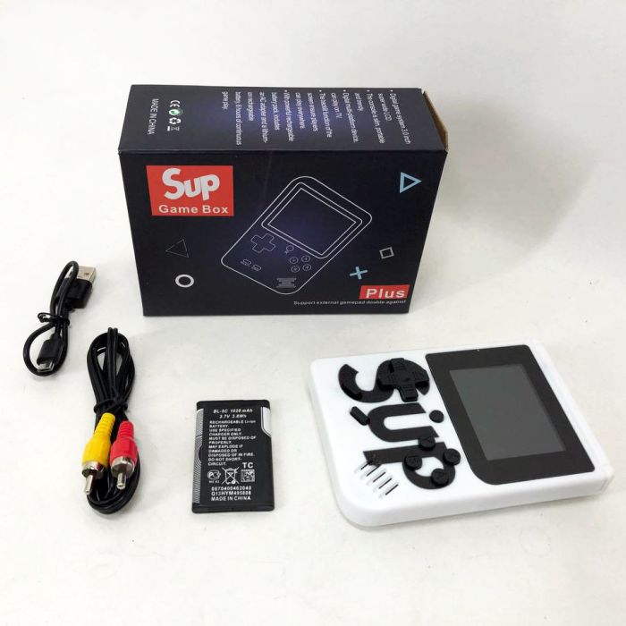 Игровая приставка консоль Sup Game Box 500 игр, Ретро приставка денди, Тетрис приставка. Цвет: белый