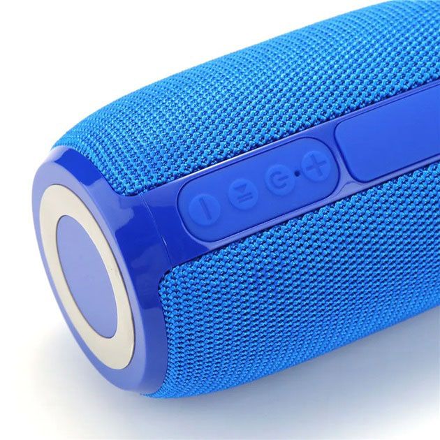 Портативная Bluetooth-колонка TG653 USB с ремешком, Беспроводная колонка портативная мощная. Цвет: синий