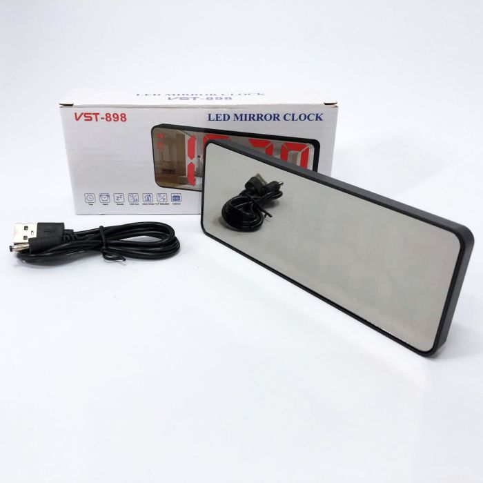 Электронные настольные LED часы от USB VST-898-5 с будильником и термометром, настольные часы light