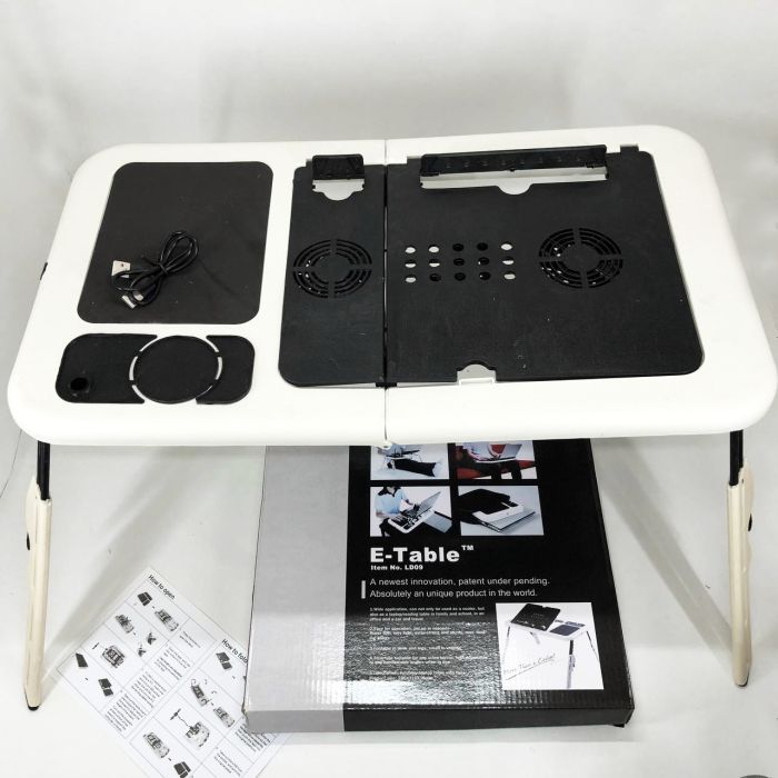 Подставка трансформер для ноутбука LD-09 E-Table, Наклонная подставка ноутбука на стол в кровать