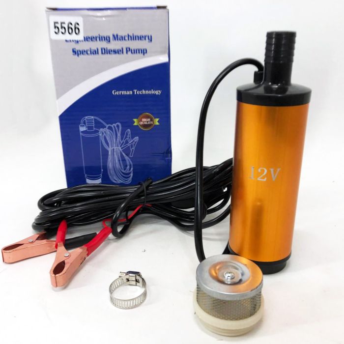 Насос для перекачки топливного продукта 12В 12л/мин Насос для солярки 12v Электронасос для топлива