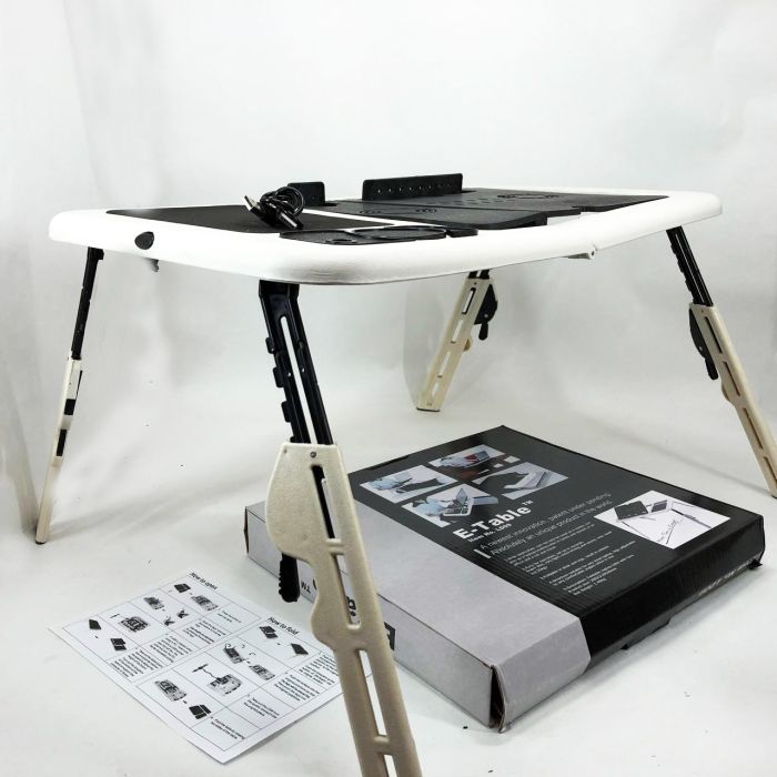 Подставка трансформер для ноутбука LD-09 E-Table, Наклонная подставка ноутбука на стол в кровать