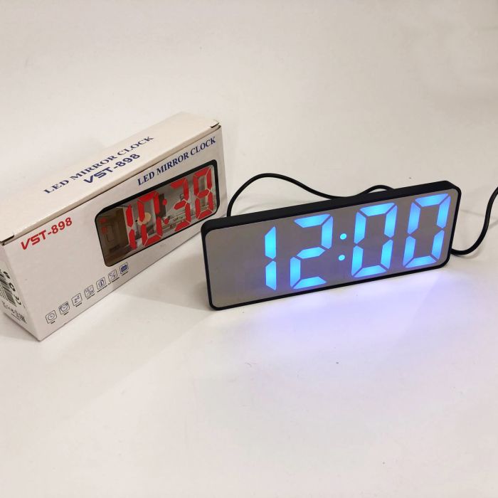 Электронные настольные LED часы от USB VST-898-5 с будильником и термометром, настольные часы light
