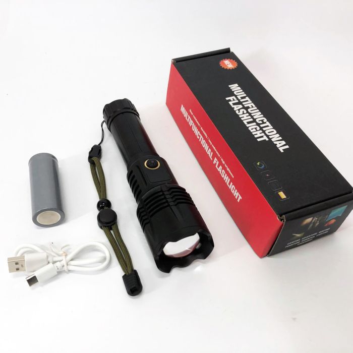 Фонарь аккумуляторный PLD-501 White Laser LED PM10-TG, мощный аккумуляторный лед фонарик, сильный фонарик