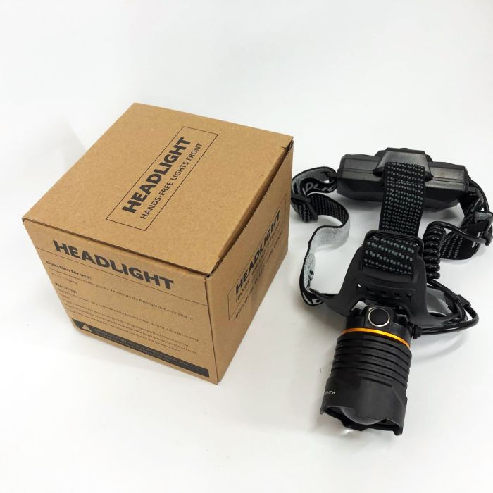Фонарь налобный PLD-8059-P50-UV, мощный аккумуляторный налобный фонарик, налобный фонарь яркий
