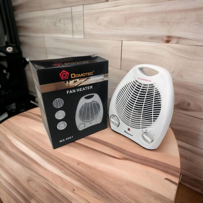 Обогреватель тепловентилятор (дуйка) Domotec MS-5901, Ветродуйка обогреватель, Электрическая дуйка, 2 квт