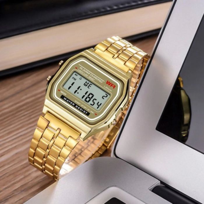 Часы наручные классические: Casio. Цвет: золото