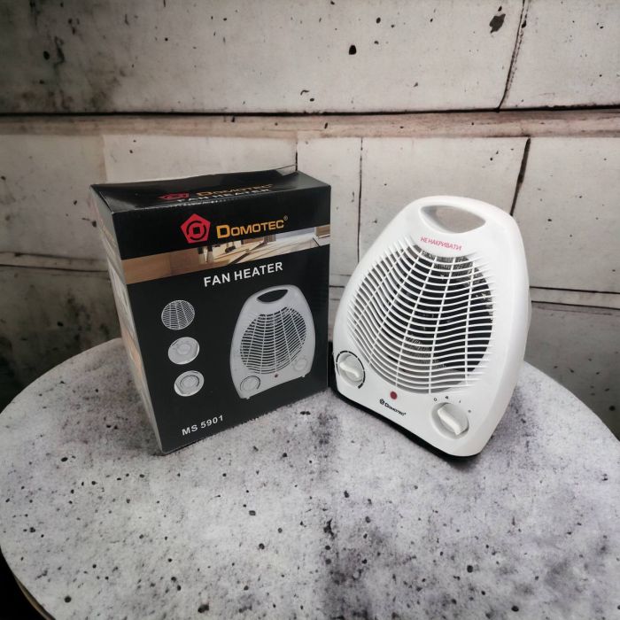 Обогреватель тепловентилятор (дуйка) Domotec MS-5901, Ветродуйка обогреватель, Электрическая дуйка, 2 квт