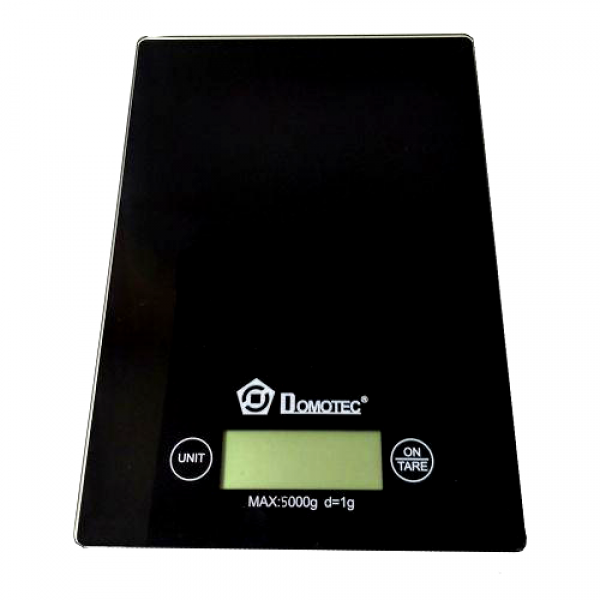 Весы кухонные DOMOTEC MS-912, электронные кухонные весы, весы для взвешивания продуктов. Цвет: черный