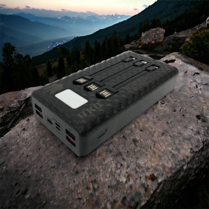 Портативная мобильная зарядка (Павербанк) POWER BANK SOLAR 60000MAH, переносной аккумулятор для телефона