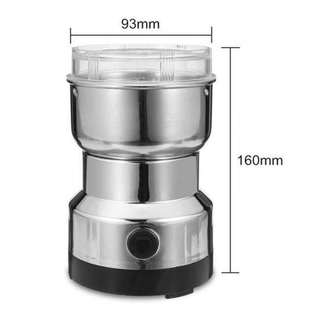 Кофемолка DOMOTEC MS-1206 (150Вт, 70г), электрическая кофемолка для турки, роторная кофемолка