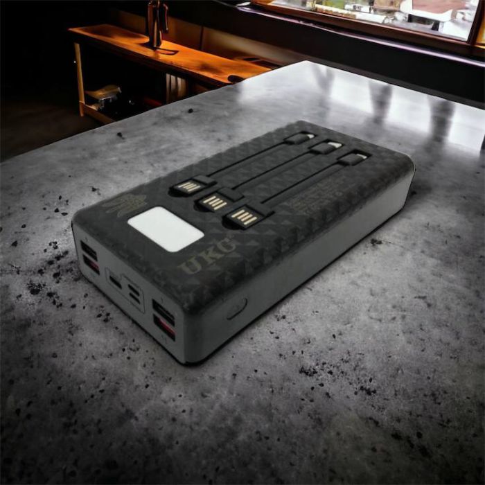 Портативная мобильная зарядка (Павербанк) POWER BANK SOLAR 60000MAH, переносной аккумулятор для телефона