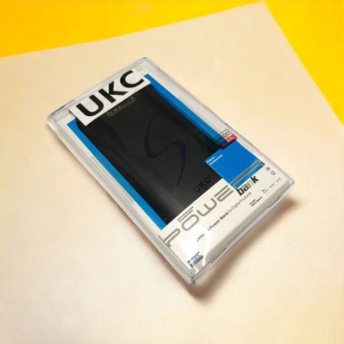 Портативная мобильная зарядка Power Bank 30000 mAh UKC, Внешний аккумулятор, Зарядка power bank. Цвет: черный