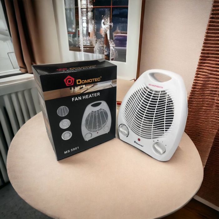 Обогреватель тепловентилятор (дуйка) Domotec MS-5901, Ветродуйка обогреватель, Электрическая дуйка, 2 квт