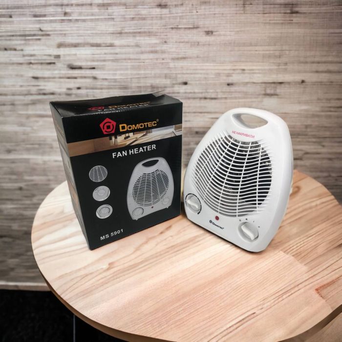 Обогреватель тепловентилятор (дуйка) Domotec MS-5901, Ветродуйка обогреватель, Электрическая дуйка, 2 квт