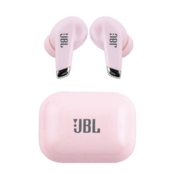 Беспроводные bluetooth наушники вкладыши JBL MG-S20 с микрофоном и кейсом подзарядки. Цвет: розовый