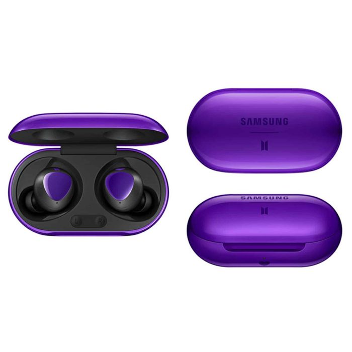 Беспроводные наушники, блютуз наушники Samsung Buds+ с кейсом. Цвет: фиолетовый