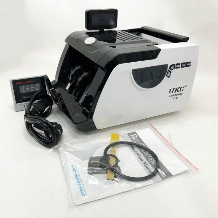 Счетная машинка для денег, счетчик банкнот Bill Counter GR-6200 c детектором UV, проверять деньги