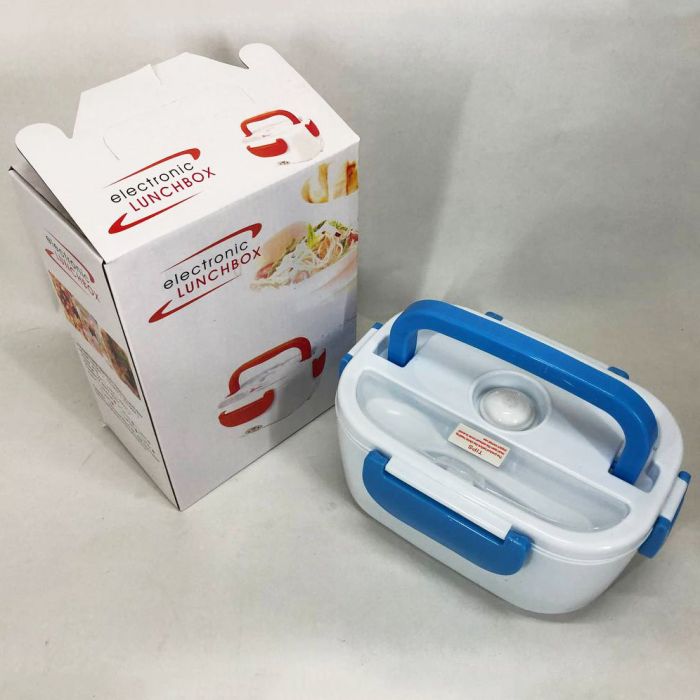 Ланч бокс электрический с подогревом Lunch Heater 220 V Pro, ланч бокс от сети. Цвет: синий
