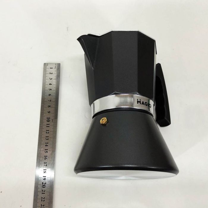 Гейзерная кофеварка Magio MG-1006 450 мл, гейзер для кофе, Кофеварка эспрессо для плиты
