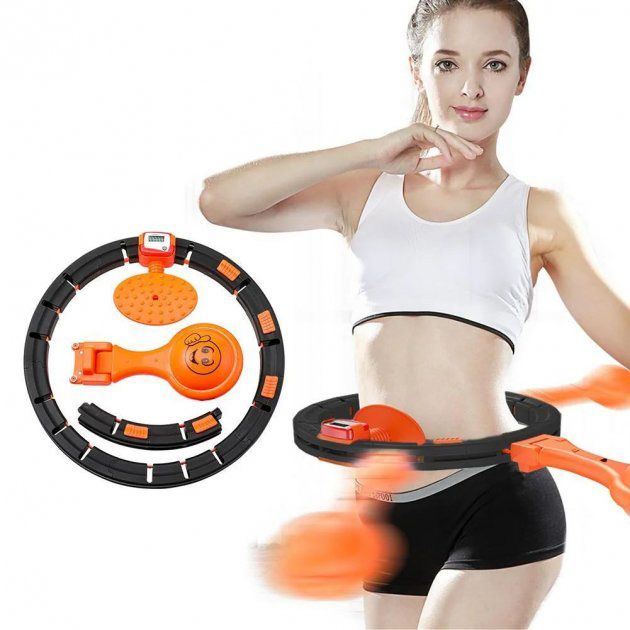 Умный массажный обруч для похудения живота и боков Intelligent Hula Hoop