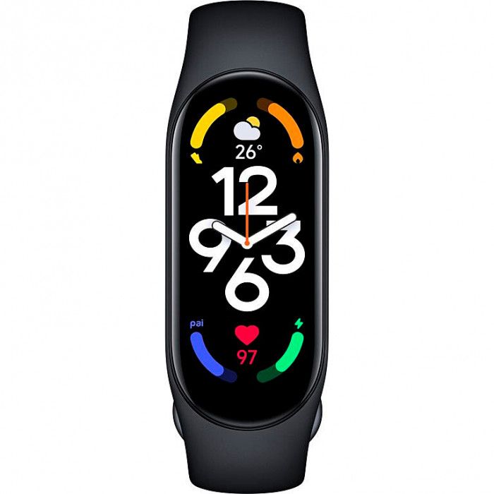 Фитнес браслет FitPro Smart Band M7 (смарт часы, пульсоксиметр, пульс). Цвет: черный
