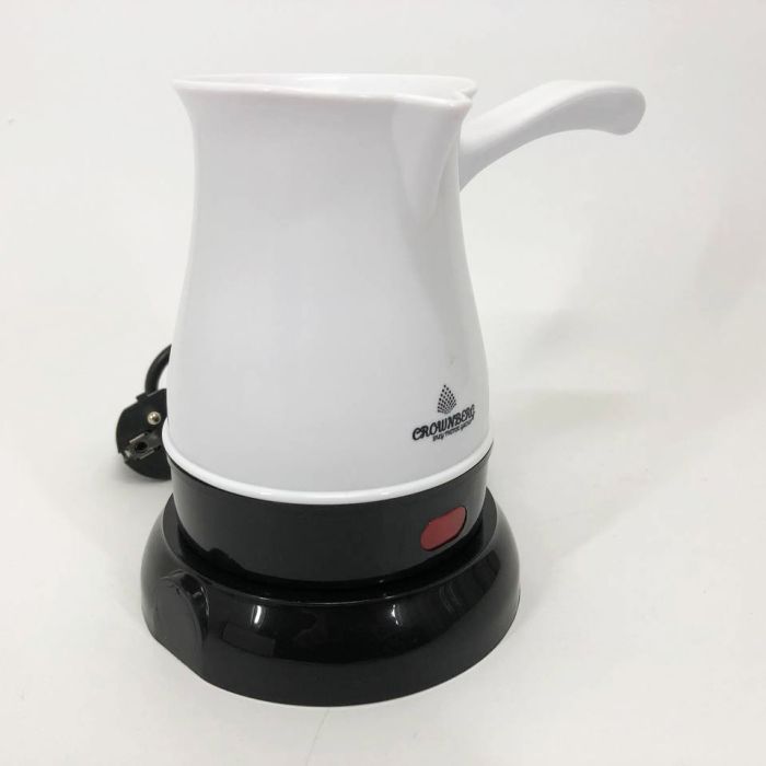 Турка электрическая кофеварка Crownberg CB-1564, электротурка для кофе, Электронная турка. Цвет: белый