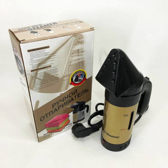 Отпариватель Hand Held Steamer UKC A6 Gold ручной многофункциональный 650 Вт 7 функций. Цвет: золотой