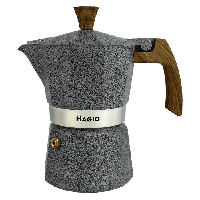 Гейзерная кофеварка Magio MG-1010 150 мл, гейзерная кофеварка для плиты, кофейник гейзерный