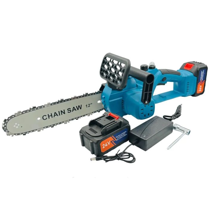 Аккумуляторная цепная пила Chain Saw 12'' (30см) DOMOTEC Цепная Пила на аккумуляторах для дома