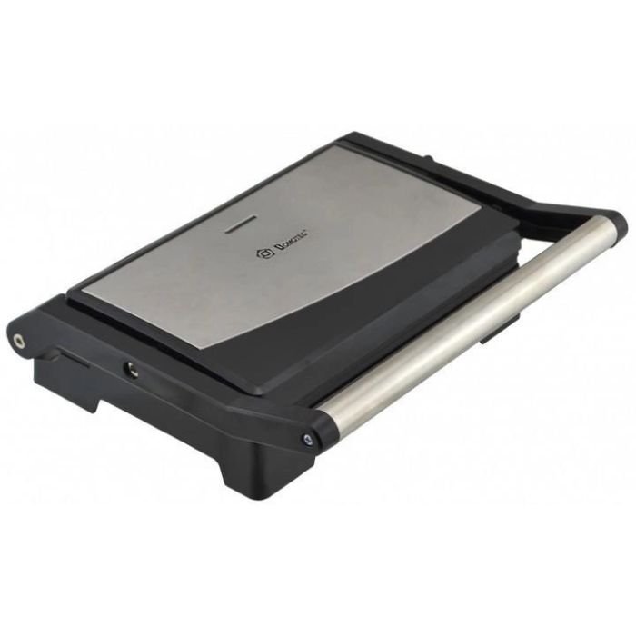 Гриль электрический Domotec MS-7708 контактный прижимной с антипригарным гранитным покрытием 1000 W