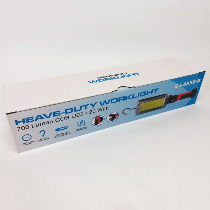 Фонарь кемпинговый ZJ-8859-COB-3 аккумуляторный 18650 х 2, зарядка от micro USB, с магнитом и крючком