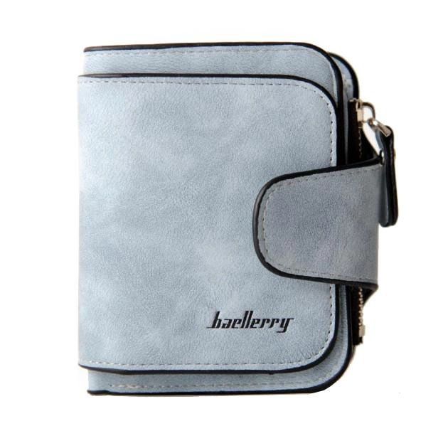 Портмоне Кошелек Baellerry Forever Mini N2346, небольшой женский кошелек в подарок. Цвет: голубой