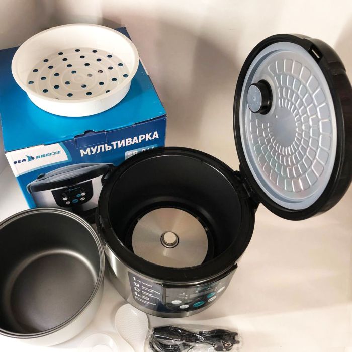 Мультиварка SeaBreeze SB-044 900 Вт, бытовые мультиварки рисоварки, электро скороварка, кашеваркы