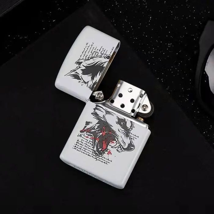 Зажигалка бензиновая Zorro HL-341, зажигалка подарочная сувенирная, зажигалка в подарочном футляре
