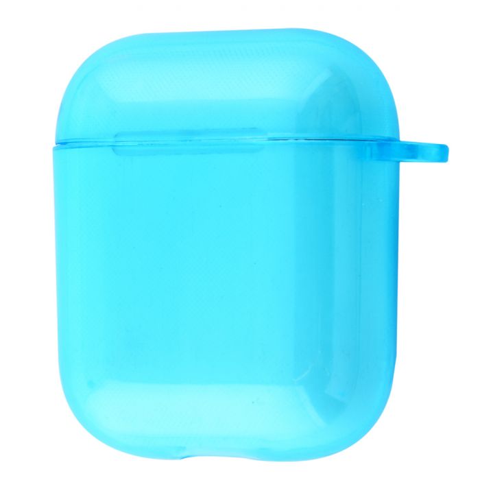 Чехол для Apple AirPods силиконовый ярко-синий