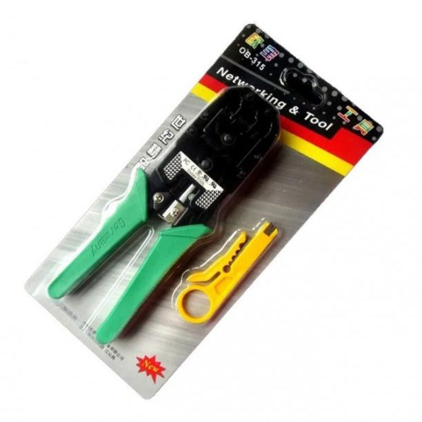Инструмент для снятия изоляции OB-315 wire stripper Обжимка для штекеров (кримпер)