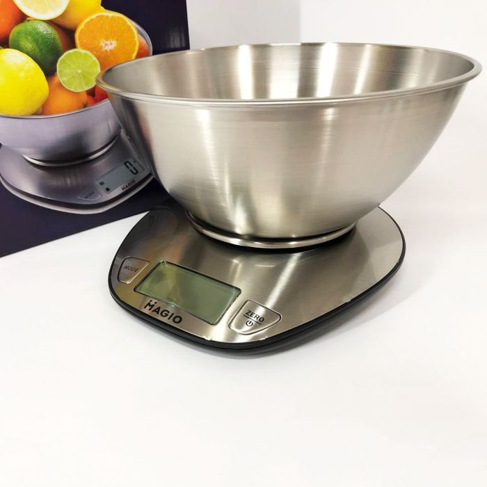 Весы кухонные MAGIO MG-691 до 5кг, весы кухонные со съемной чашей, весы для взвешивания продуктов