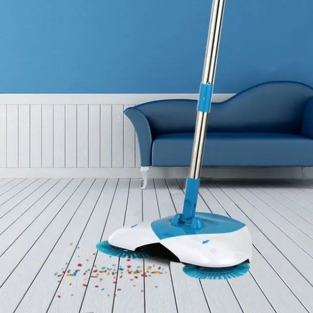 Механическая швабра-веник Hurricane Spin Broom щетка веник эффект пылесоса, Швабра для пола моп