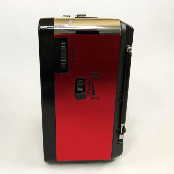 Радиоприемник GOLON RX-9100 USB+SD Радио с фонарем, Ретро радиоприемник, Fm передатчик. Цвет: красный