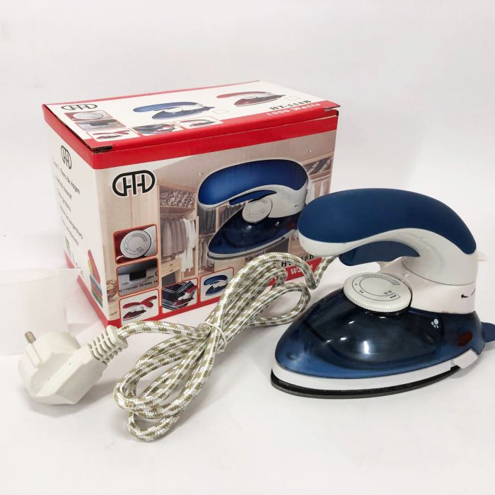 Отпариватель Mini Steam Iron HT-558B, Утюг электрический паровой, Паровой утюг для одежды. Цвет: синий