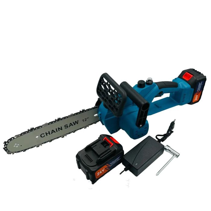 Аккумуляторная цепная пила Chain Saw 12'' (30см) DOMOTEC Цепная Пила на аккумуляторах для дома
